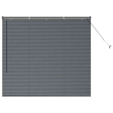 Vidaxl venetiaanse jaloezieën donkergrijs 130 x 140 cm aluminium