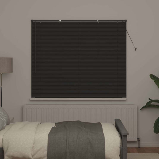 Vidaxl venetiaanse jaloezieën donkergrijs 130 x 155 cm aluminium