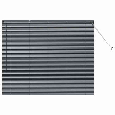 Vidaxl venetiaanse jaloezieën donkergrijs 130 x 160 cm aluminium