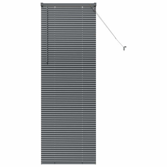 Vidaxl venetiaanse jaloezieën donkergrijs 175 x 60 cm aluminium