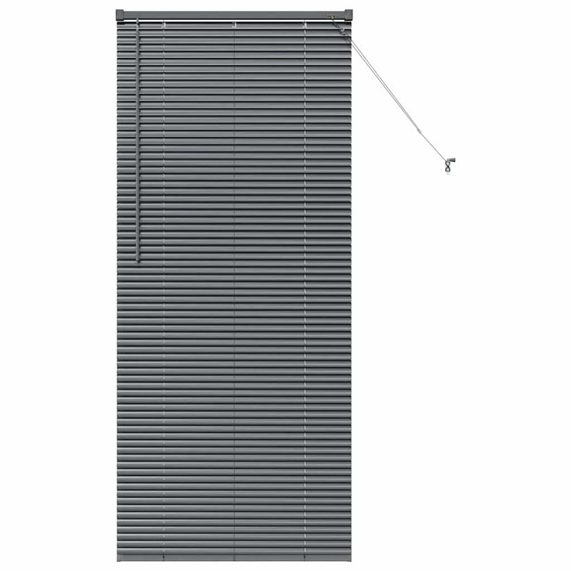 Chargez l'image dans la visionneuse de la galerie, Vidaxl venetiaanse jaloezieën donkergrijs 175 x 75 cm aluminium
