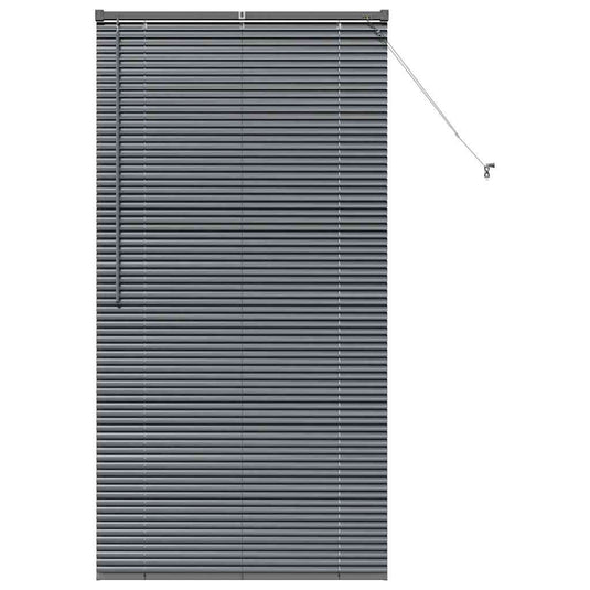 Vidaxl venetiaanse jaloezieën donkergrijs 175 x 90 cm aluminium