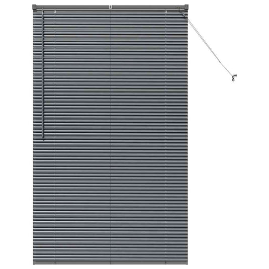 Vidaxl venetiaanse jaloezieën donkergrijs 175 x 105 cm aluminium