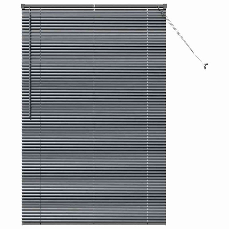 Chargez l'image dans la visionneuse de la galerie, Vidaxl venetiaanse jaloezieën donkergrijs 175 x 115 cm aluminium
