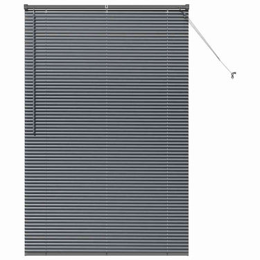 Vidaxl venetiaanse jaloezieën donkergrijs 175 x 120 cm aluminium