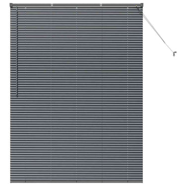 Vidaxl venetiaanse jaloezieën donkergrijs 175 x 125 cm aluminium