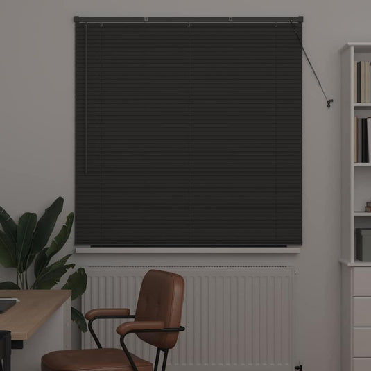 Vidaxl venetiaanse jaloezieën donkergrijs 175 x 130 cm aluminium
