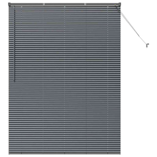 Vidaxl venetiaanse jaloezieën donkergrijs 175 x 130 cm aluminium
