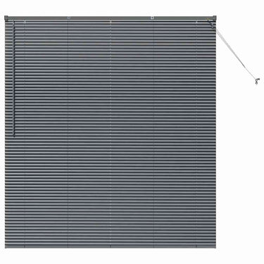 Vidaxl venetiaanse jaloezieën donkergrijs 175 x 155 cm aluminium