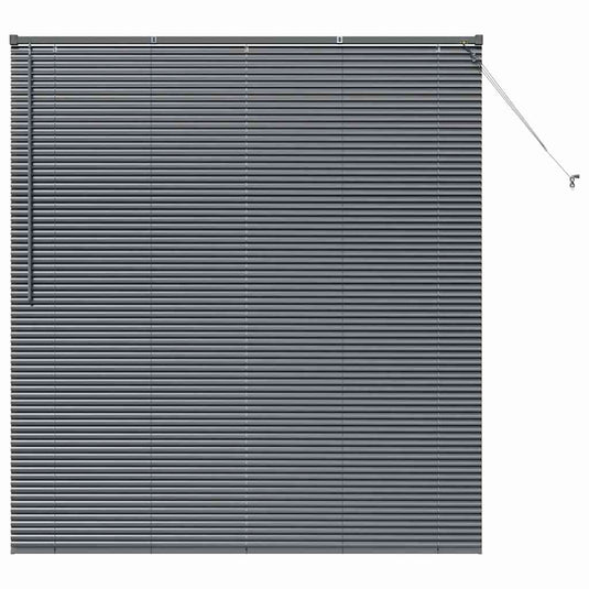 Vidaxl venetiaanse jaloezieën donkergrijs 175 x 155 cm aluminium