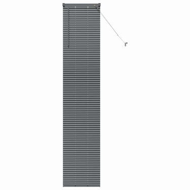 Vidaxl venetiaanse jaloezieën donkergrijs 220 x 50 cm aluminium