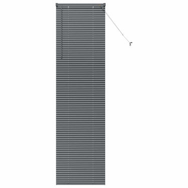 Vidaxl venetiaanse jaloezieën donkergrijs 220 x 55 cm aluminium