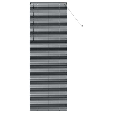 Vidaxl venetiaanse jaloezieën donkergrijs 220 x 70 cm aluminium