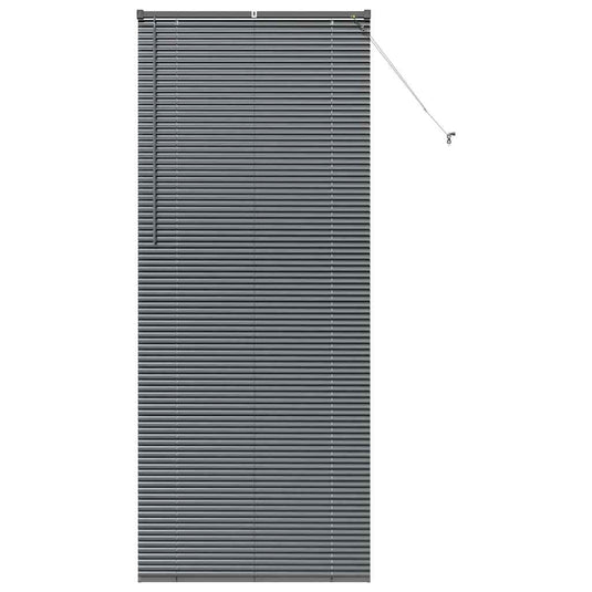 Vidaxl venetiaanse jaloezieën donkergrijs 220 x 95 cm aluminium
