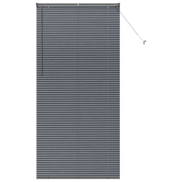 Vidaxl venetiaanse jaloezieën donkergrijs 220 x 100 cm aluminium