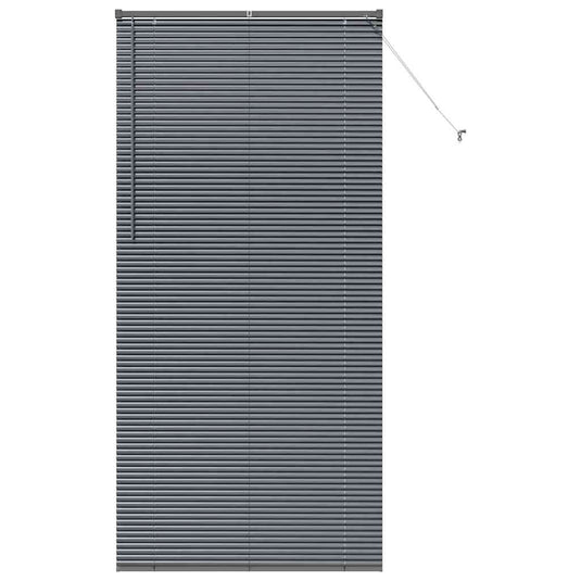 Vidaxl venetiaanse jaloezieën donkergrijs 220 x 100 cm aluminium
