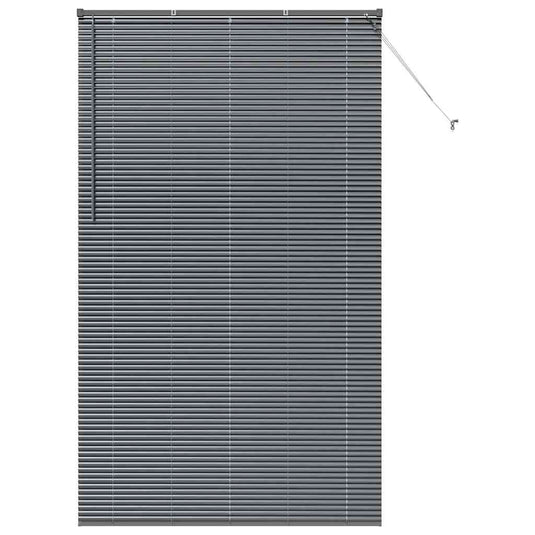 Vidaxl venetiaanse jaloezieën donkergrijs 220 x 125 cm aluminium