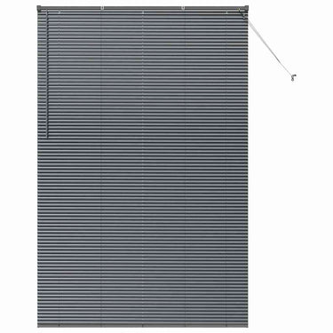 Vidaxl venetiaanse jaloezieën donkergrijs 220 x 145 cm aluminium