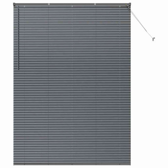 Vidaxl venetiaanse jaloezieën donkergrijs 220 x 160 cm aluminium