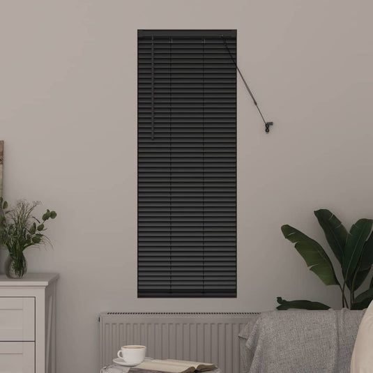 Vidaxl venetiaanse jaloezieën zwart 130 x 45 cm aluminium