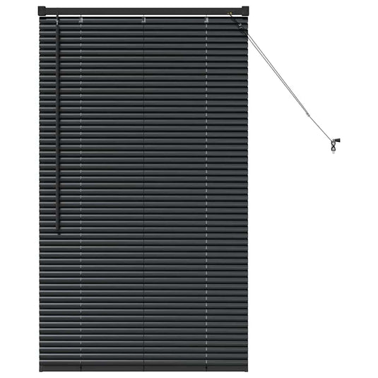Vidaxl venetiaanse jaloezieën zwart 130 x 80 cm aluminium