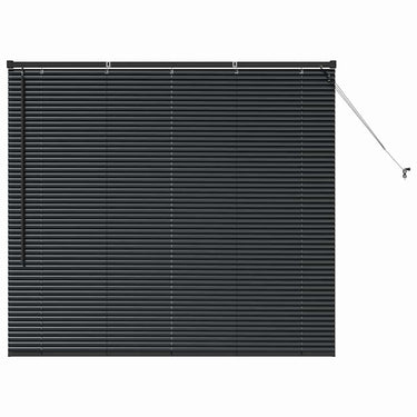 Vidaxl venetiaanse jaloezieën zwart 130 x 140 cm aluminium