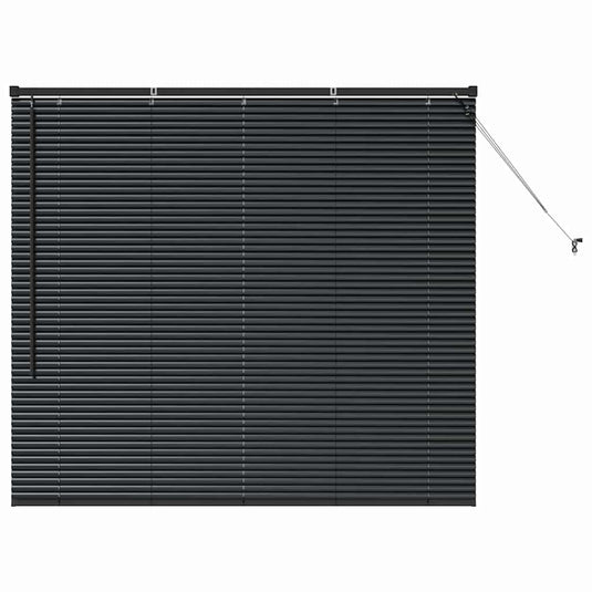 Vidaxl venetiaanse jaloezieën zwart 130 x 145 cm aluminium