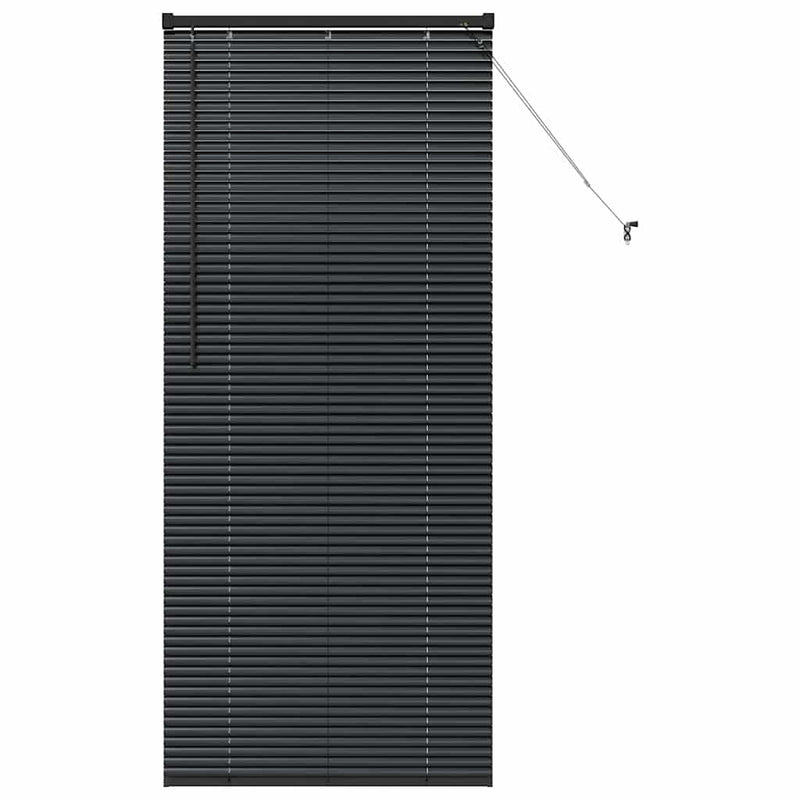Chargez l'image dans la visionneuse de la galerie, Vidaxl venetiaanse jaloezieën zwart 175 x 70 cm aluminium
