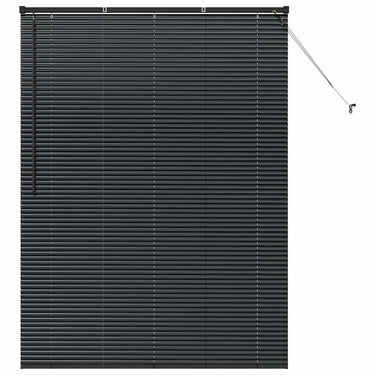 Vidaxl venetiaanse jaloezieën zwart 175 x 125 cm aluminium