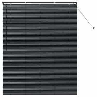 Vidaxl venetiaanse jaloezieën zwart 175 x 150 cm aluminium