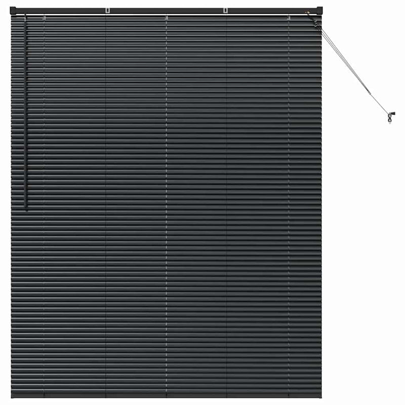 Chargez l'image dans la visionneuse de la galerie, Vidaxl venetiaanse jaloezieën zwart 175 x 150 cm aluminium
