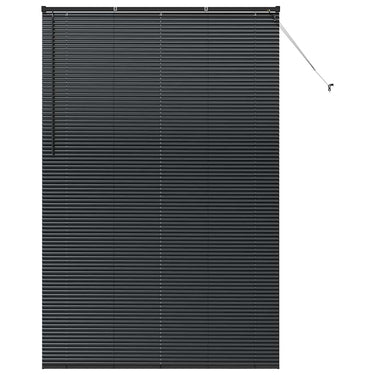 Vidaxl venetiaanse jaloezieën zwart 220 x 140 cm aluminium