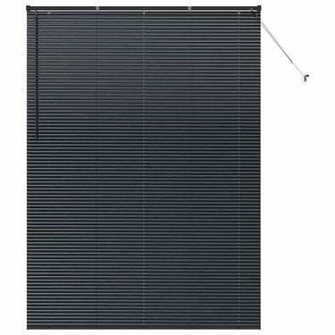 Vidaxl venetiaanse jaloezieën zwart 220 x 155 cm aluminium
