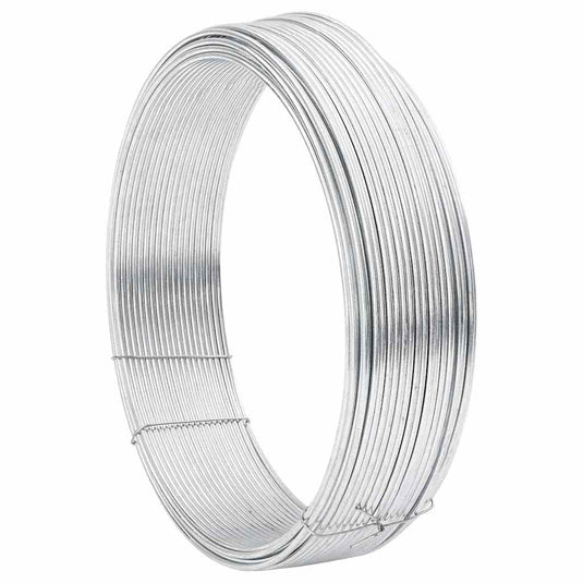 Vidaxl hek binddraad zilver 25 m warm verzinkte draad
