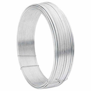 Vidaxl hek binddraad zilver 33 m warm verzinkte draad