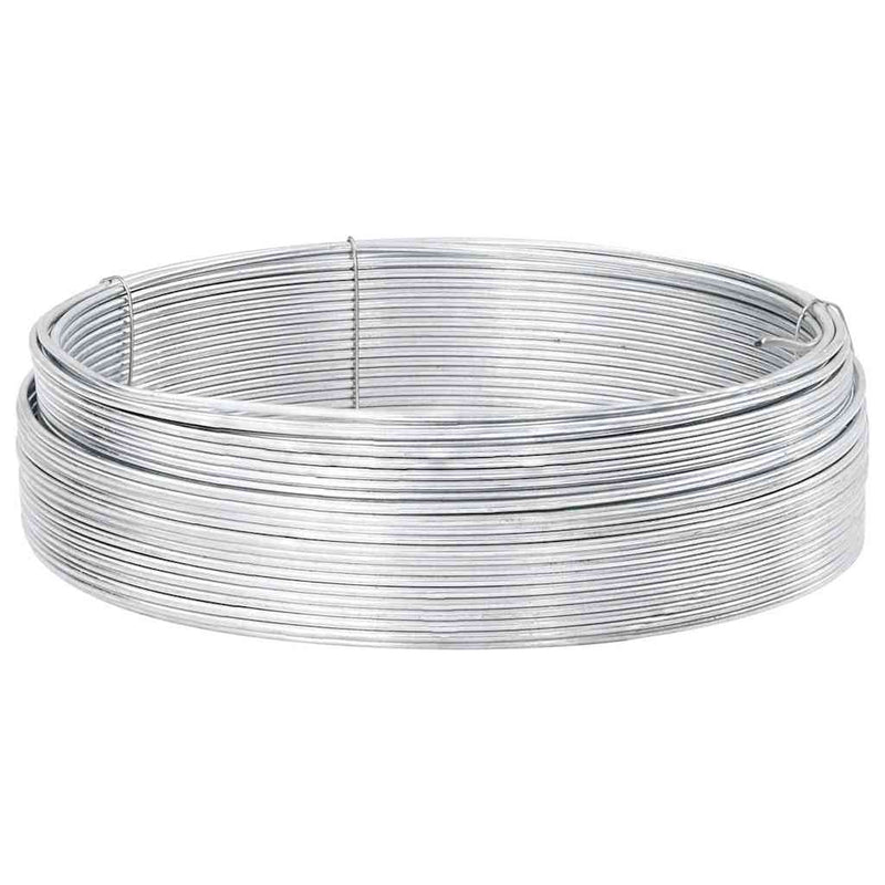 Chargez l'image dans la visionneuse de la galerie, Vidaxl hek binddraad zilver 80 m warm verzinkte draad

