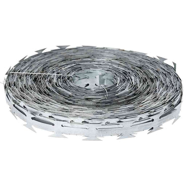 Vidaxl scheermesdraad zilver 5000 x 1,9 cm gegalvaniseerd staal
