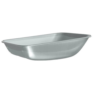 Vidaxl vervanging voor kruiwagenlade zilver 80 x 60 x 25 cm staal