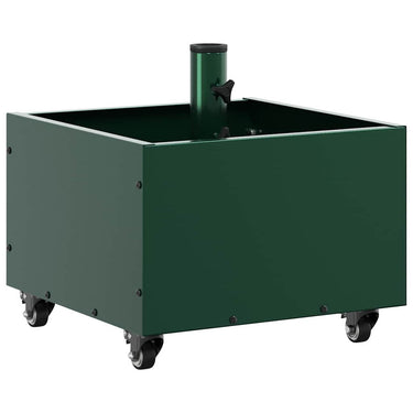 Vidaxl parasolvoet groen 45 x 45 x 45 cm staal