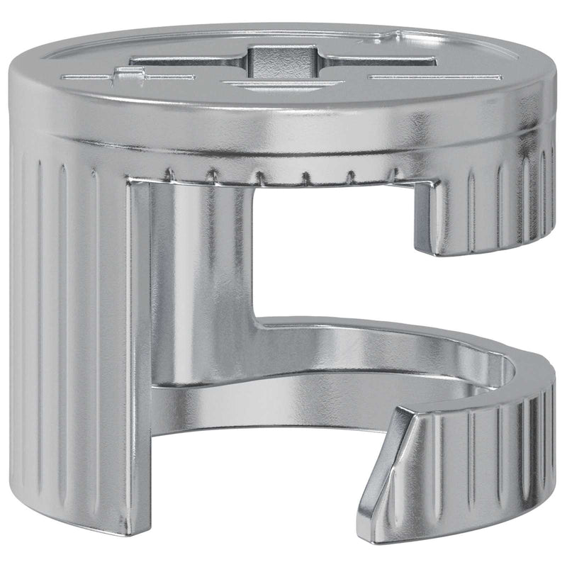Afbeelding laden in galerijviewer, Vidaxl cam lock moeren 2 pcs zilver 15 x 11,5 mm staal
