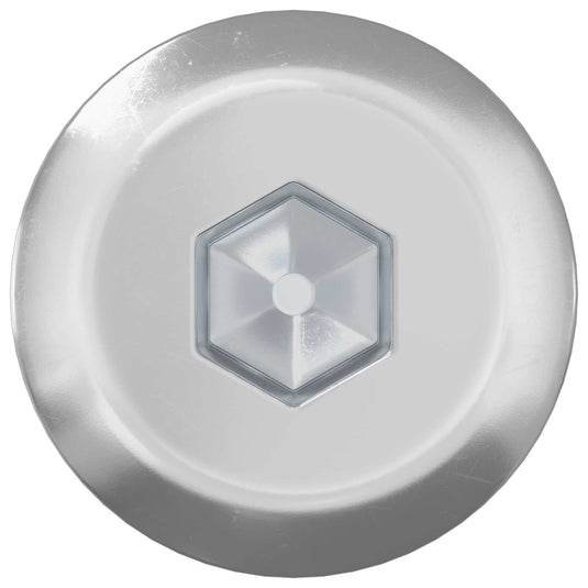 Vidaxl meubelschroeven 2 pcs zilver m6 x 120 mm staal