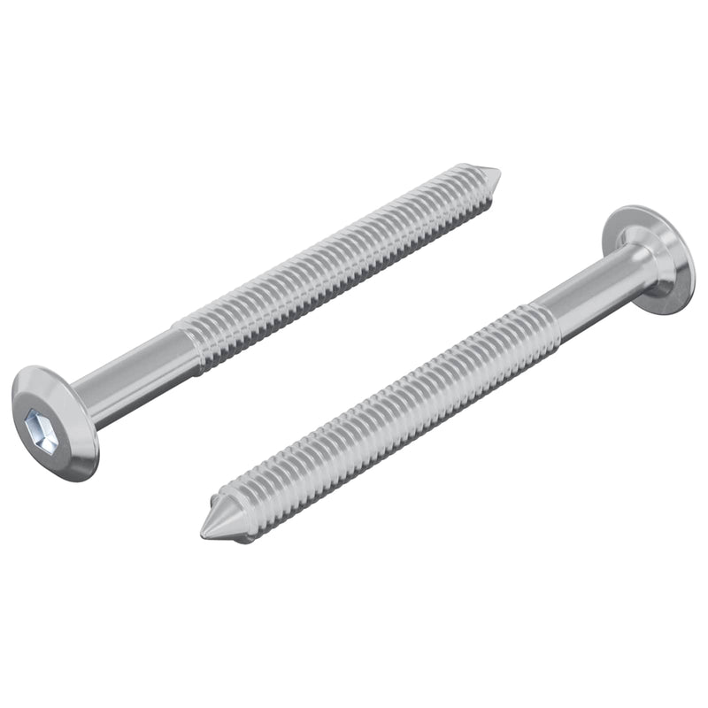 Chargez l'image dans la visionneuse de la galerie, Vidaxl bout 2 pcs zilver m6 x 60 mm staal
