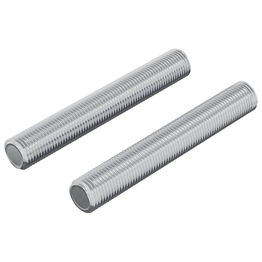 Vidaxl draadstaaf 2 pcs zilver 8 x 55 mm staal