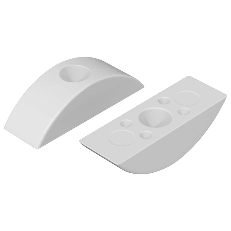 ギャラリービューアに画像をロードする, Vidaxl halve maan washer 2 pcs wit m6 polypropyleen
