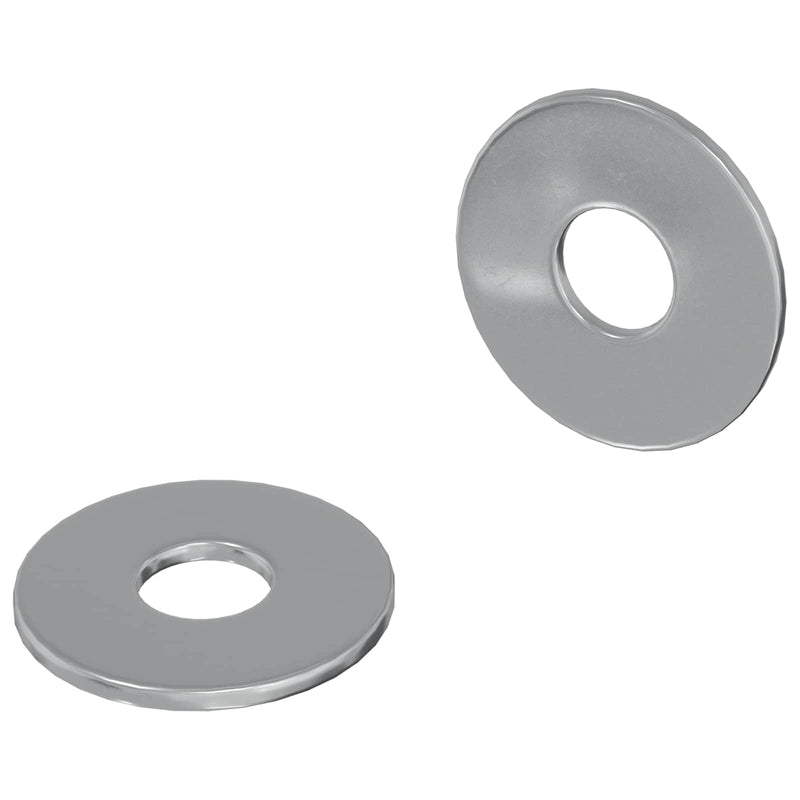 ギャラリービューアに画像をロードする, Vidaxl washers 2 pcs zilver 18 x 18 x 1,2 mm ijzer
