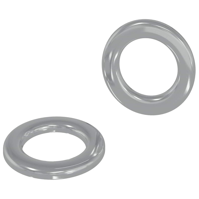 ギャラリービューアに画像をロードする, Vidaxl washers 2 pcs zilver 10 x 10 x 0,8 mm ijzer
