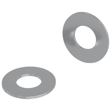 Vidaxl washers 2 pcs zilver 16 x 16 x 1,5 cm ijzer