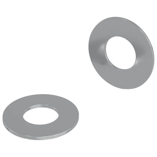 Vidaxl washers 2 pcs zilver 16 x 16 x 1,5 cm ijzer
