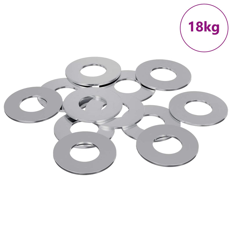Afbeelding laden in galerijviewer, Vidaxl washers 11842 pcs zilver ijzer
