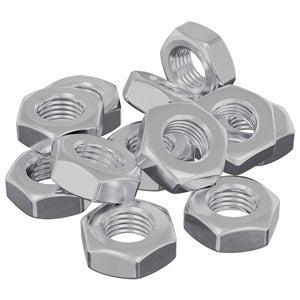 Vidaxl zeshoekige moeren 3600 pcs zilver ijzer